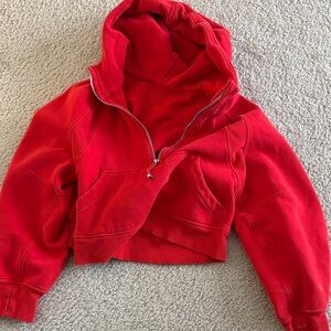 Lululemon scuba Red Hoodie